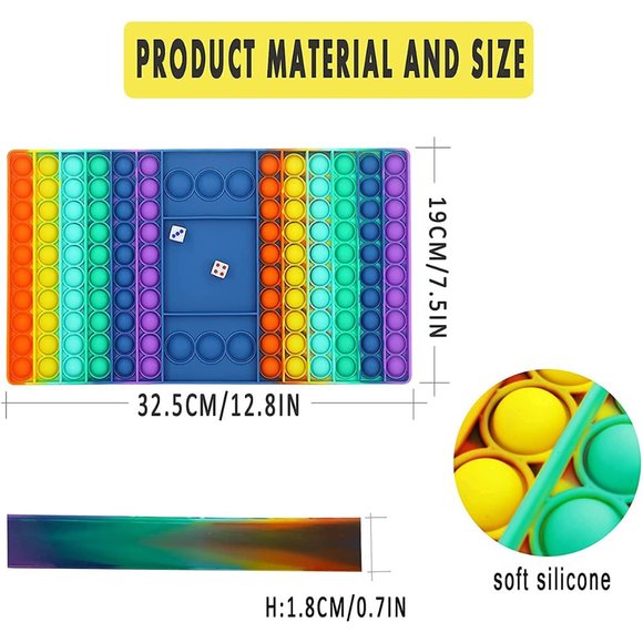 Bubble Popping Chess Board Toy Assorted color - Picture 5 of 5